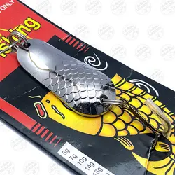 طعمه قاشقک ماهیگیری Fish Beauty نقره ای ۱۲ گرم ۴ سانتی متر