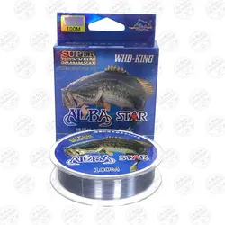 نخ ماهیگیری  AlbaStar SuperCarbon آلبا استار ۱۰۰ متر سایز ۰٫۳۵