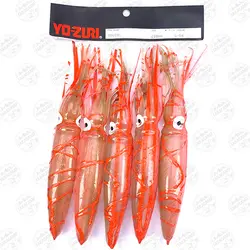 طعمه اسکویید ژله ای (سیلیکونی) ۲۱ سانتی متر ۲۰ گرم یوزوری ژاپن بسته ۵ عددی