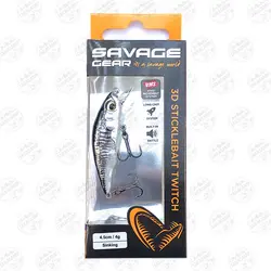 لوری ماهی مصنوعی سویج Savage Gear 3D Sticklebait Twitch 4.5 Cm 4Gr