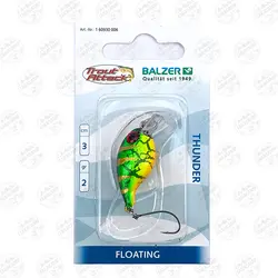 لوری ماهی مصنوعی قزلی بالزر ۱۶۰۹۳۰۰۰۶ Balzer THUNDER 3cm 2g - Floating