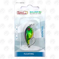 لوری ماهی مصنوعی قزلی بالزر ۱۶۰۹۳۰۰۰۸ Balzer THUNDER 3cm 2g - Floating