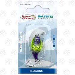 لوری ماهی مصنوعی قزلی بالزر ۱۶۰۹۳۰۰۰۳ Balzer THUNDER 3cm 2g - Floating