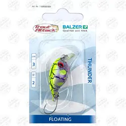 لوری ماهی مصنوعی قزلی بالزر ۱۶۰۹۳۰۰۰۹ Balzer THUNDER 3cm 2g - Floating