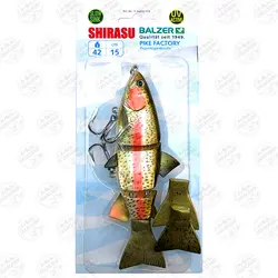 لوری ماهی مصنوعی چند تکه بالزر ۴۳ گرم ۱۵سانتی متر ۱۳۶۸۷۰۶۱۵ Balzer Pike Factory Bloody Minnow (کپی)