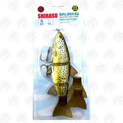 لوری ماهی مصنوعی چند تکه بالزر ۴۵ گرم ۱۵سانتی متر ۱۳۶۸۸۰۰۱۵ Balzer Pike Factory Bachforelle