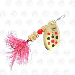 لانسه ماهیگیری مپسو طلایی پردار ۴ گرم سایز ۲  MAPSO Ebro 2 ORO FLY