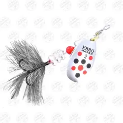 لانسه ماهیگیری مپسو نقره ای پردار ۴ گرم سایز ۲  MAPSO Ebro 2 PLATA FLY