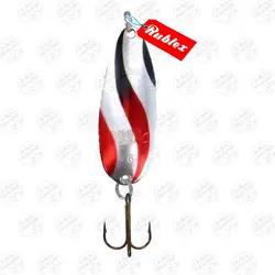 قاشقک ماهیگیری نقره ای مشکی قرمز روبلکس ۷۹ میلیمتر ۲۷ گرم RUBLEX ORLAC 9 ANR
