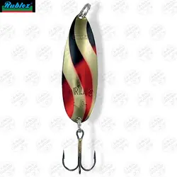 قاشقک ماهیگیری طلایی مشکی قرمز روبلکس ۷۹ میلیمتر ۲۷ گرم RUBLEX ORLAC 9 ONR