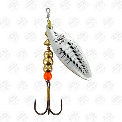 لانسه مپسو اسپارک نقره ای مشکی  ۱۱ گرم سایز ۳ MAPSO Spark-PB 3 Plata-Blanco-Negro