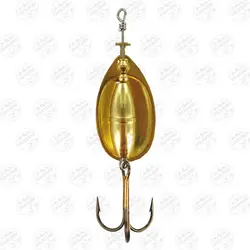 لانسه ماهیگیری مپسو طلایی خال مشکی قرمز ۹ گرم سایز ۳  MAPSO Reder-DEC 3 ORO-Rojo-Negro