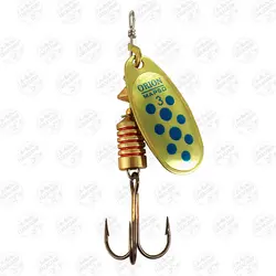 لانسه ماهیگیری مپسو طلایی خال آبی ۵ گرم سایز ۳  MAPSO Orión 3 Oro