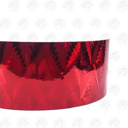 برچسب شبرنگ هولوگرام قرمز قاشقک و لانسه کد HE10