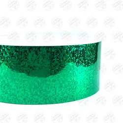 برچسب شبرنگ هولوگرام سبز  قاشقک و لانسه کد HE9