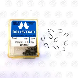 قلاب موستاد نروژ برنز بدون چشمه سایز ۱۵ بسته 10 عددی MUSTAD Roach 286A | فرا کمپ| فروشگاه لوازم ماهیگیری و کمپینگ