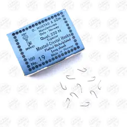 قلاب موستاد نیکل نروژ بدون چشمه سایز 19 بسته 10 عددی MUSTAD Crystal 220N | فرا کمپ| فروشگاه لوازم ماهیگیری و کمپینگ