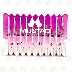 ریسه آماده موستاد برنز نروژ سایز 11 مدل ۲۶۷ بسته ۱۰ عددی