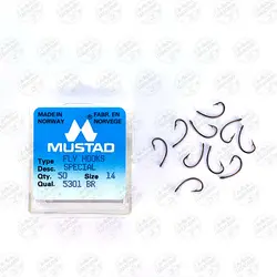 قلاب موستاد برنزی سایز ۱۴ بسته ۱۰ عددی MUSTAD 5301 BR | فرا کمپ| فروشگاه لوازم ماهیگیری و کمپینگ