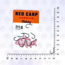 قلاب ماهیگیری  RED CARP کپوری مدل Iseama سایز 8 بسته ۱۰ عددی