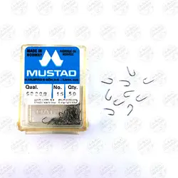 قلاب موستاد نروژ برنز بدون چشمه سایز ۱۵ بسته 10 عددی MUSTAD Kendal Round 90208 | فرا کمپ| فروشگاه لوازم ماهیگیری و کمپینگ