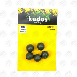 بیدز نرم رمیکسون سبز تیره سایز ۱۲ کروی بسته 5 عددی Kudos KDS-1911