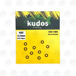 رینگ گرد  ۳.۷ میلیمتر بسته 10 عددی Kudos Round Rig Ring KDS-1904