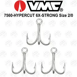 قلاب سه شاخ آب شور VMC 7560 فرانسه بسته ۳ عددی سایز 2/0