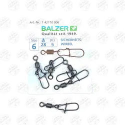 هرزگرد ماهیگیری بالزر آلمان سایز 6، بسته ۵ عددی