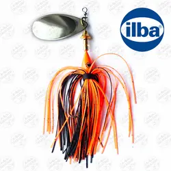 لانسه ماهیگیری ۲۰ گرم ایلبا Ilba ایتالیا مدل  FLUORANGE/BLACK Blade Silver Reckless