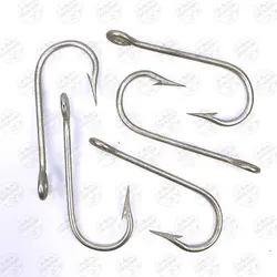 قلاب موستاد دریایی آب شور سایز ۴ بسته ۵ عددی MUSTAD Round Bent Sea HOOKS 904