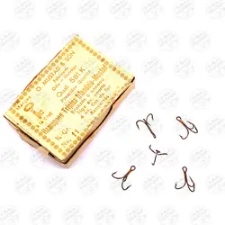 قلاب موستاد برنز سایز ۱۱ بسته ۵ عددی MUSTAD Hameçons Triples Irlandais HOOKS 581K
