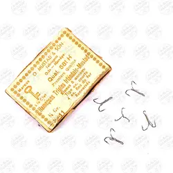 قلاب موستاد نیکل سایز ۱۱ بسته ۵ عددی MUSTAD Hameçons Triples Irlandais HOOKS 581H