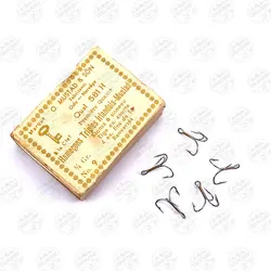 قلاب موستاد نیکل سایز ۹ بسته ۵ عددی MUSTAD Hameçons Triples Irlandais HOOKS 581H