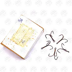 قلاب موستاد برنز سایز ۱/۰ بسته ۵ عددی MUSTAD Hameçons Triples Irlandais HOOKS 581K