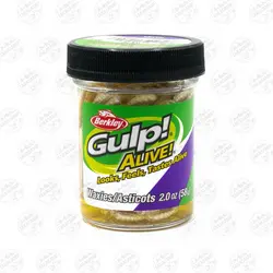 طعمه مصنوعی ماگوت طعم دار برکلی سفید   Berkley Gulp! Alive! Waxies/Asticots White 1140594