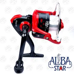 چرخ ماهیگیری آلبا استار مدل ALBASTAR PLUS 60 همراه با نخ | فرا کمپ| فروشگاه لوازم ماهیگیری و کمپینگ