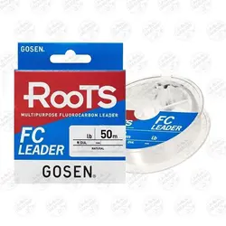 نخ ماهیگیری ریسه گوسن فلوروکربن روتس ۵۰ متر سایز ۰.۵۷،GOSEN ROOTS 0.57,18.1KG | فرا کمپ| فروشگاه لوازم ماهیگیری و کمپینگ