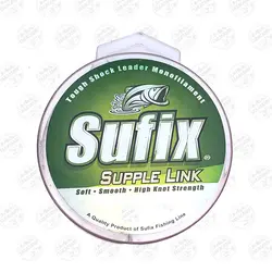 نخ ماهیگیری نایلون سافیکس قرمز سایز ۰.۵۵ ، ۷۰متر Sufix SUPPLE LINK Dia:0.55,70 M | فرا کمپ| فروشگاه لوازم ماهیگیری و کمپینگ