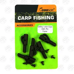 لد کلیپ و پین بسته 5 عددی کونور COONOR | فرا کمپ| فروشگاه لوازم ماهیگیری و کمپینگ