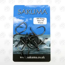 قلاب ساکوما سایز ۱/۰ بسته ۱۰ عددی SAKUMA | فرا کمپ| فروشگاه لوازم ماهیگیری و کمپینگ