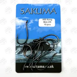 قلاب ساکوما سایز ۲/۰ بسته ۱۰ عددی SAKUMA | فرا کمپ| فروشگاه لوازم ماهیگیری و کمپینگ
