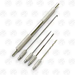 ست سوزن و مته بویله ۴ عددی فلزی