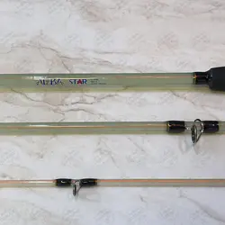 چوب سه تکه تو پر سیم بکسل دار با اتصال پیچی آلبا استار طول ۳۶۰ سانتی متر