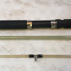 چوب سه تکه تو پر سیم بکسل دار با اتصال پیچی آلبا استار طول ۳۶۰ سانتی متر