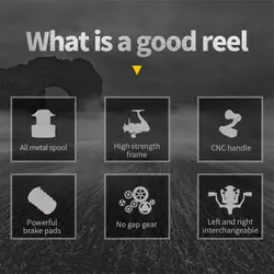 چرخ ماهیگیری فلزی مدل GW3000