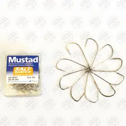 قلاب پایه بلند سفید پشت خاردار ۹۲۲۴۷ سایز ۰/۳ بسته ۱۰ عددی