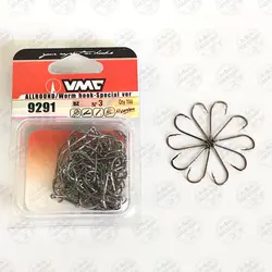 قلاب ماهیگیری VMC  نیکل ۹۲۹۱ بسته ۱۰ عددی سایز ۳