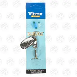 لانسه ماهیگیری بلوفاکس نقره ای ساده سایز ۴