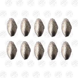 سرب ماهیگیری زیتونی ۳ گرم بسته ۱۰ عددی